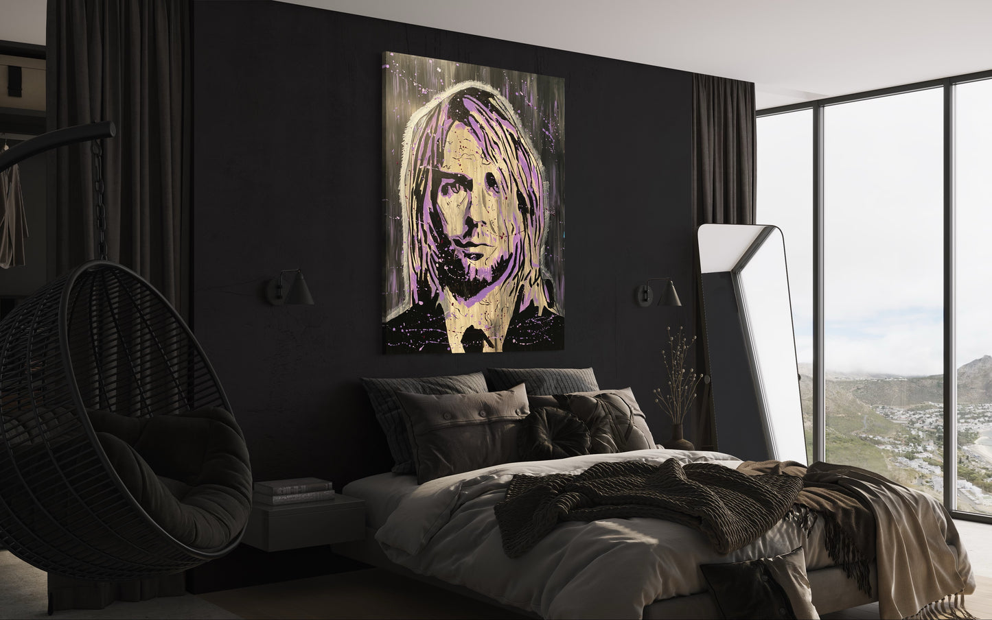 Lavender Kurt Cobain