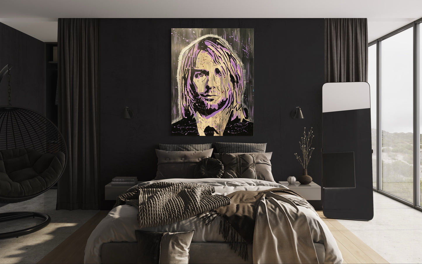 Lavender Kurt Cobain