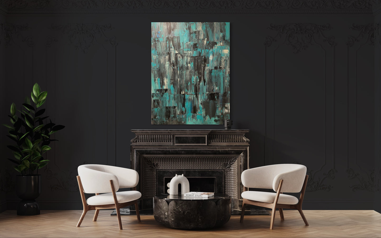 Tiffany’s Teal Exotic Abstract